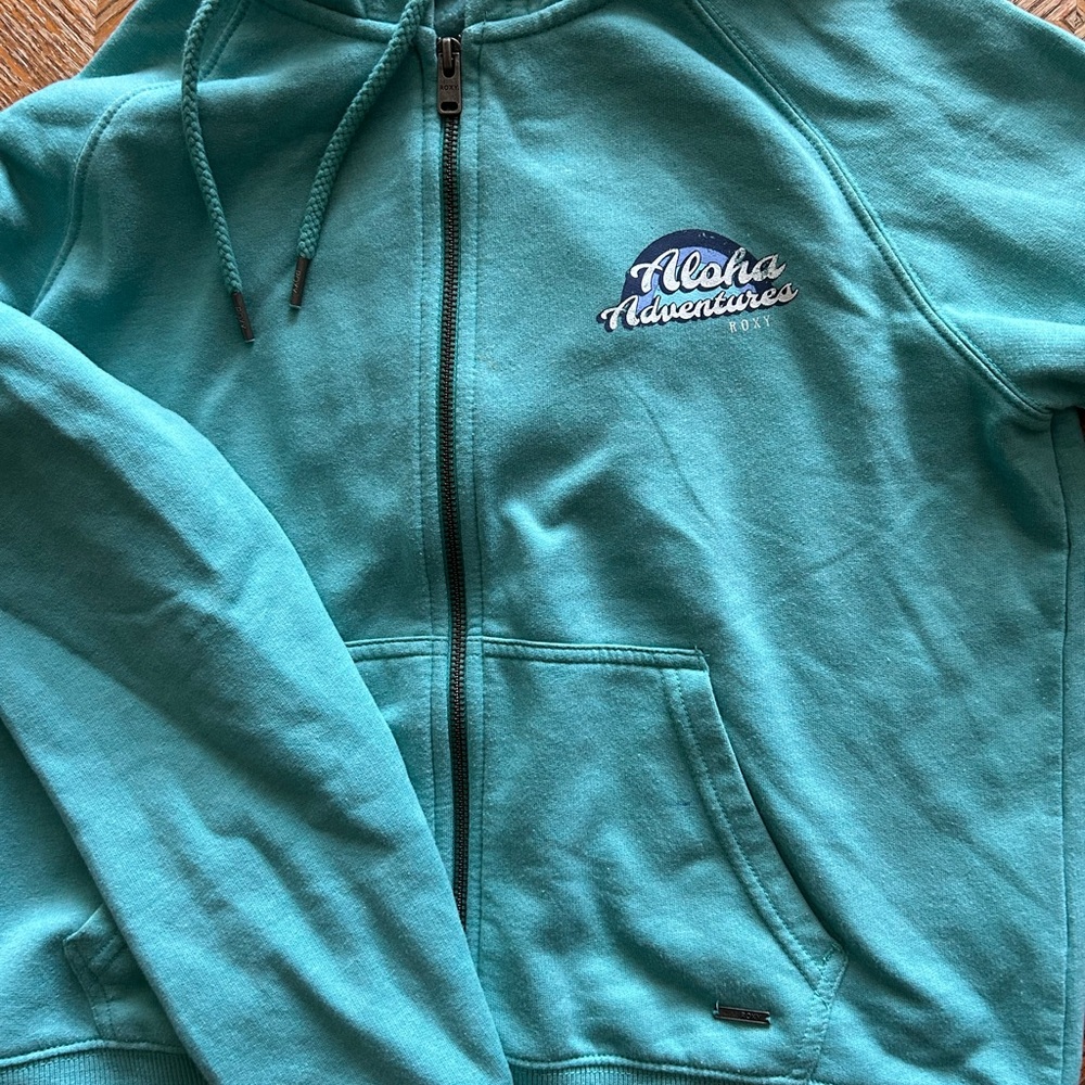 Roxy zip up sweatshirt